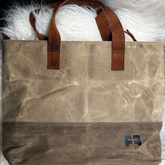 FAT FELT | SMALL TOTE | Waxed Cotton Canva - Picture 4 of 7